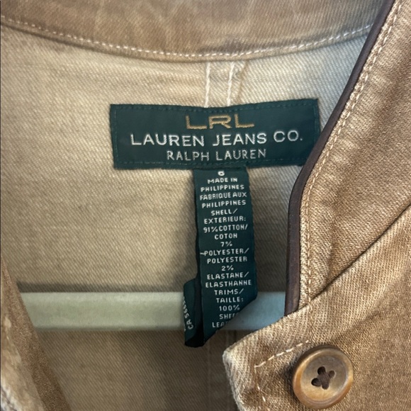 Ralph Lauren Brown Jean Jacket - Picture 2 of 7